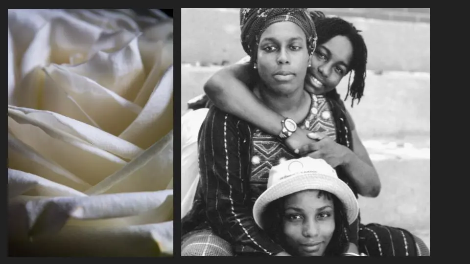 A black and white vintage photo of a woman with her two teenage daughters - family photography, Tokyo Portrait Photographer