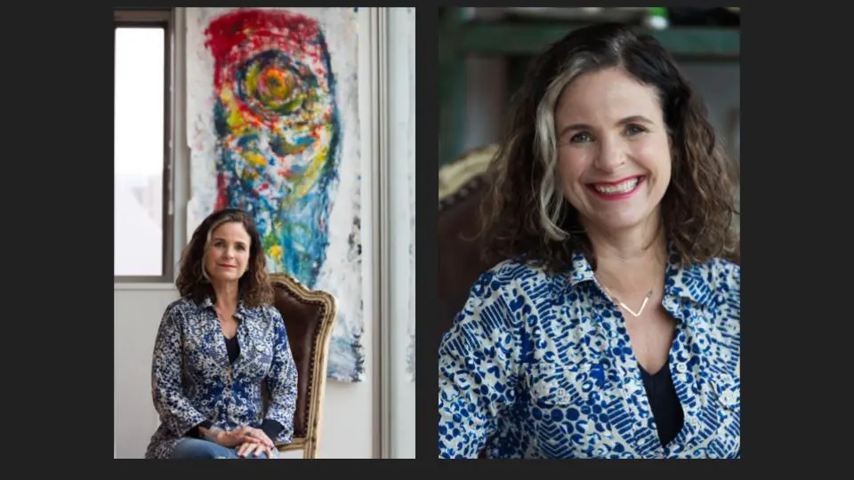 A photo collage of an elderly woman sitting on a sofa smiling at the camera - Tokyo Portrait Photographer, Headshot photos