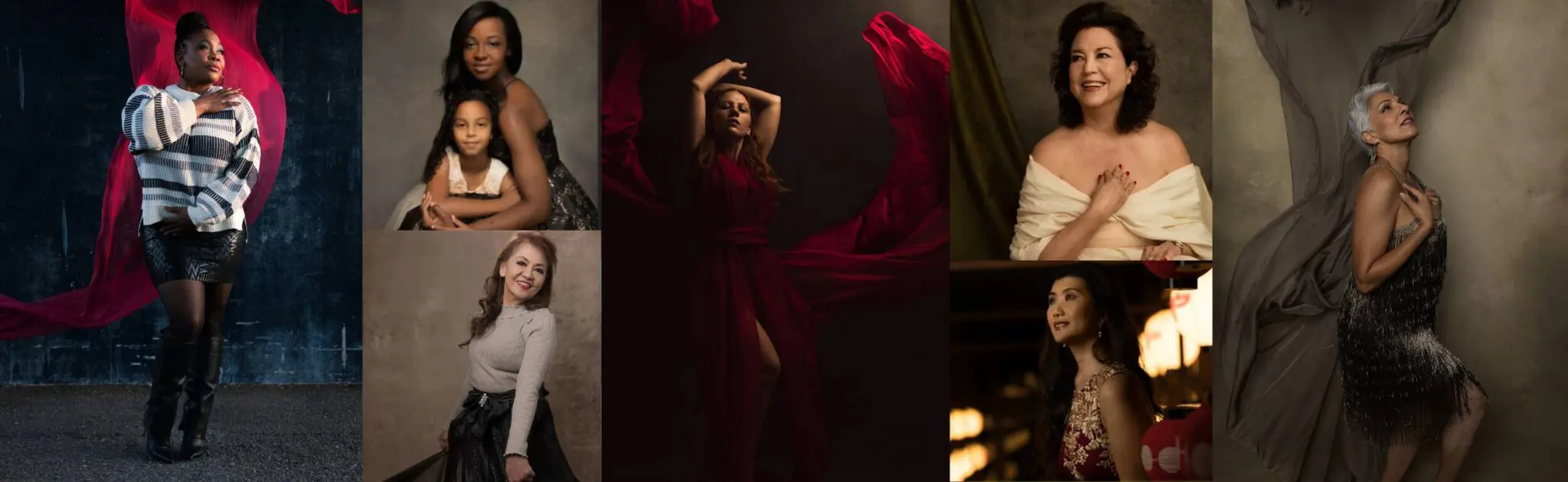 Creative photo Collage showcasing various photographic styles - Tokyo Portrait Photographer, Photographer in Tokyo