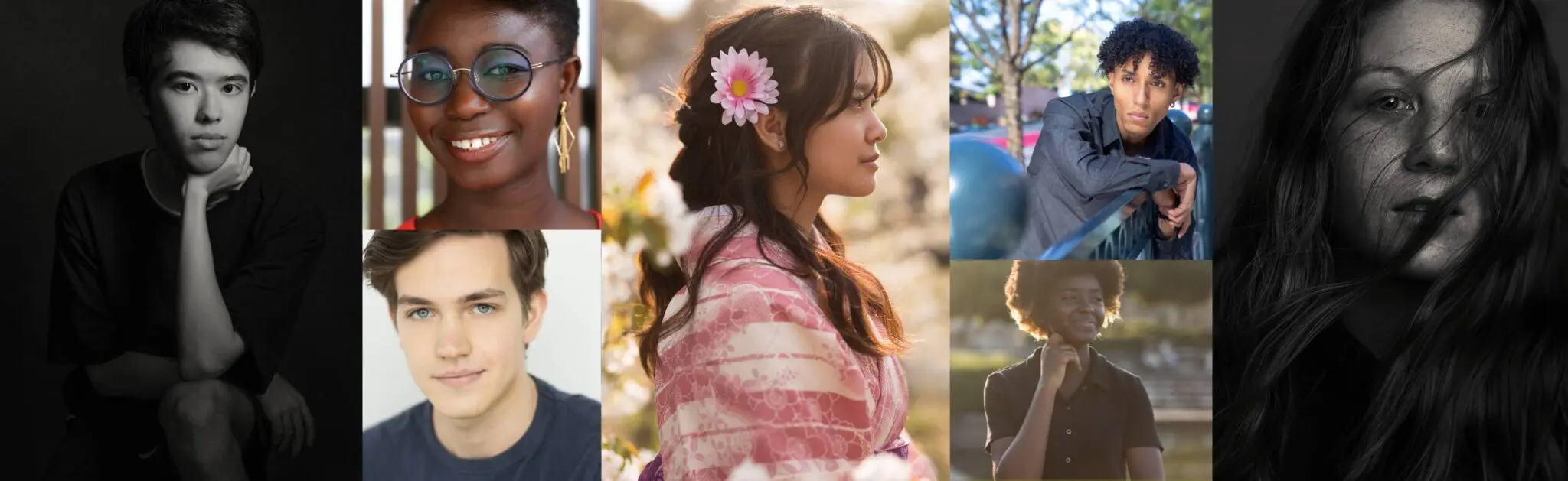 Headshot photo Collage showcasing various lifestyle photography styles - lifestyle photography, Tokyo Portrait Photographer