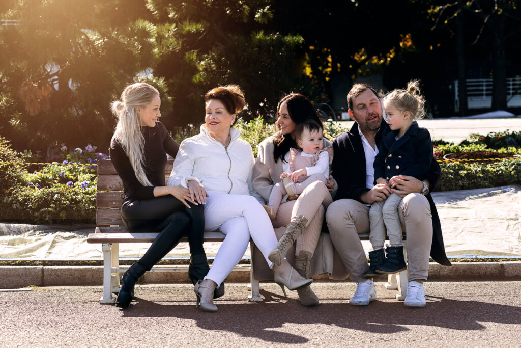 Family Photo at Yamashita Park and Akarenga Brick house 