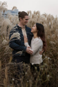 Couple Fall Photo Session with photographer in Tachikawa Tokyo Japan  