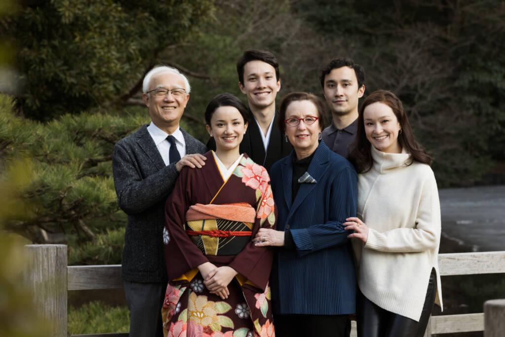 Seijin no hi furisode photo shoot Enjoying meiji park