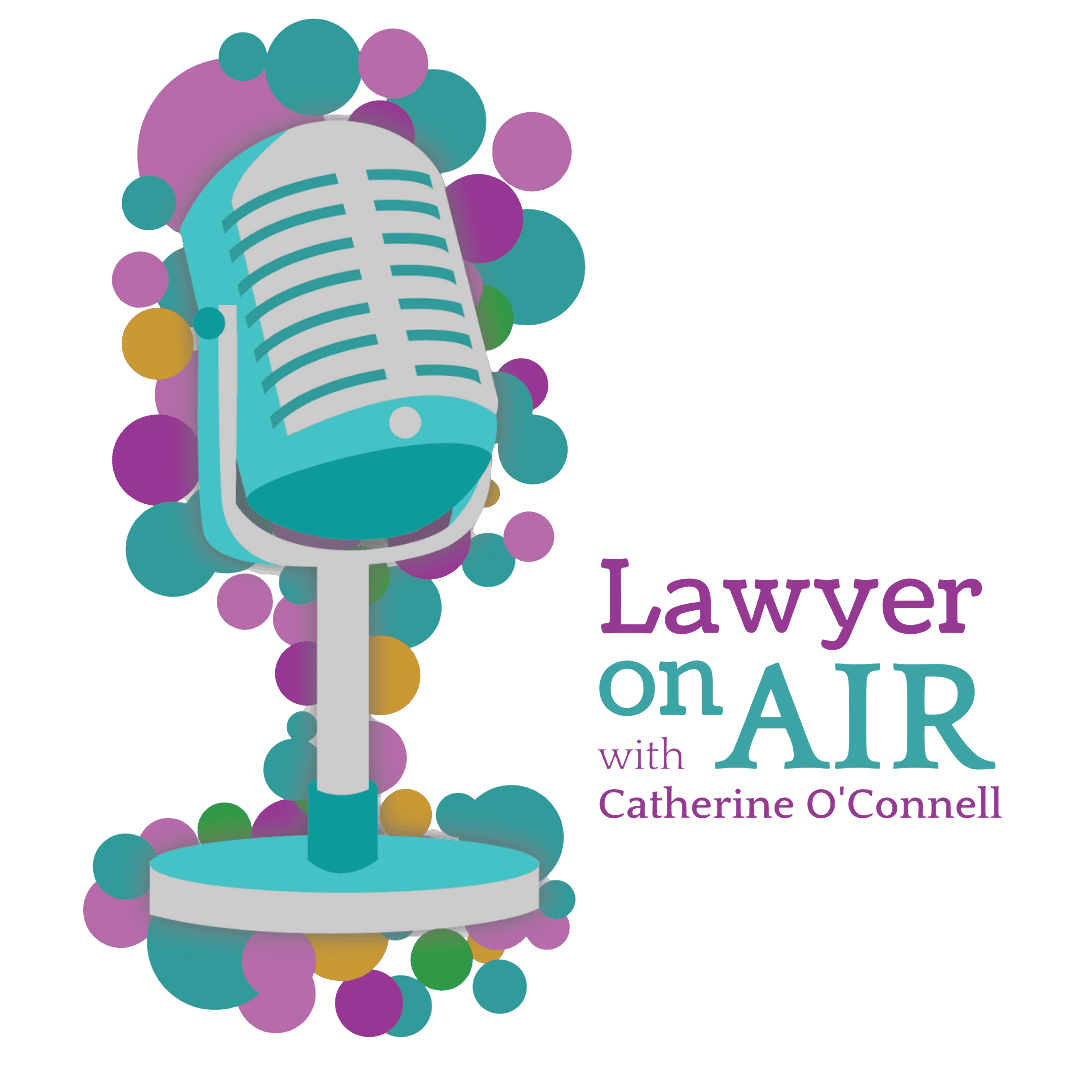 Logo for Lawyer on Air with Catherine O'Connell