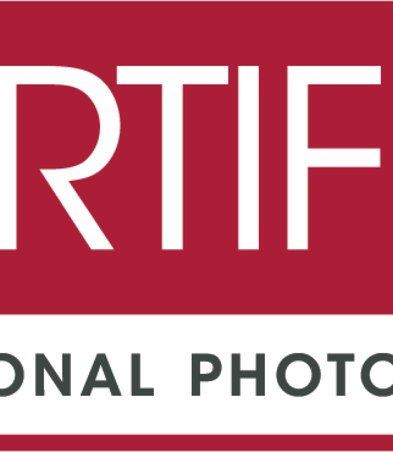 Logo for Certified Professional Photographer, representing photography expertise and trust.